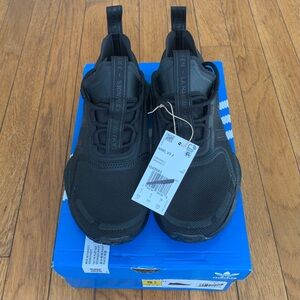 Adidas NMD V3 J Triple Black Boost Youth Shoes
